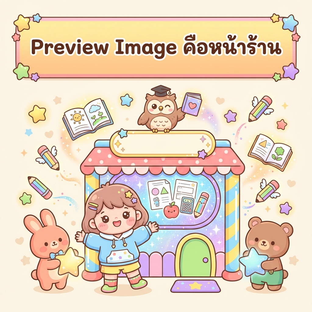 ทำ Preview Image TPT ยังไงให้ขายดี? เคล็ดลับจัดรูปตัวอย่างใบงาน