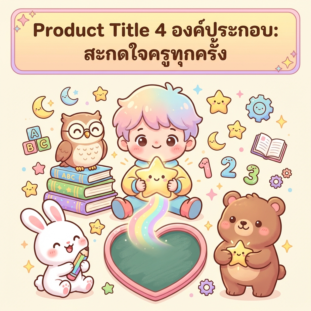 ตั้งชื่อสินค้า TPT ยังไงให้ขายดี? สูตร Product Title ที่คนหาเจอ