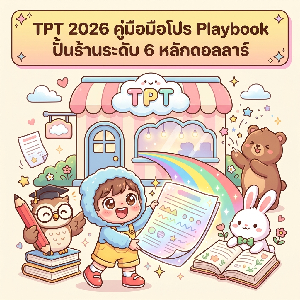 TPT 2026 ฉบับมือโปร: Unicorn Score, Easel, Bundle Strategy ที่ร้าน 6 หลักดอลลาร์ใช้จริง