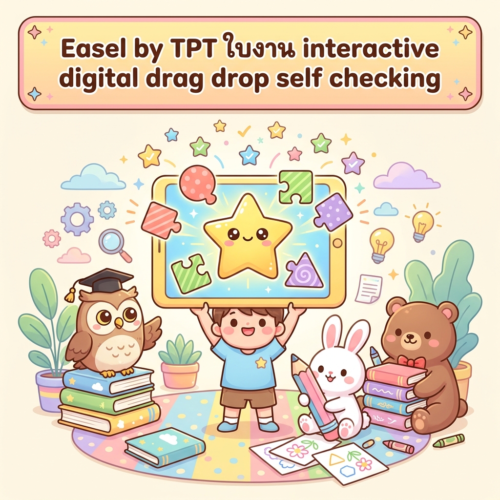 Easel by TPT ใบงาน Interactive ที่เพิ่มมูลค่าทันที
