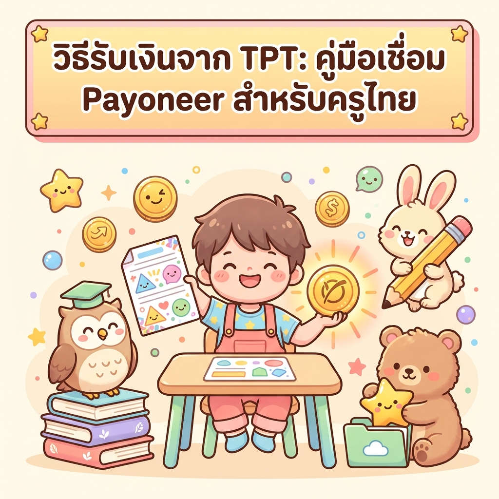 วิธีรับเงินจาก TPT: คู่มือเชื่อม Payoneer สำหรับครูไทย
